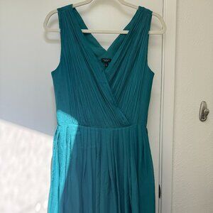 Talbots Silk Teal Dress